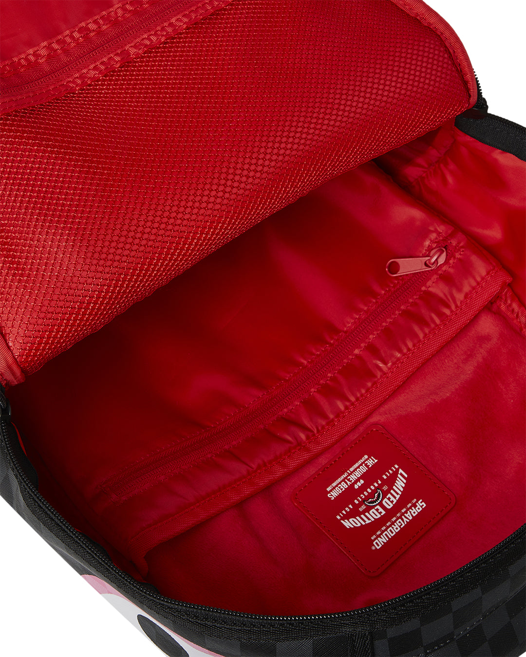 PINK AND BLACK TEAR SIP BACKPACK