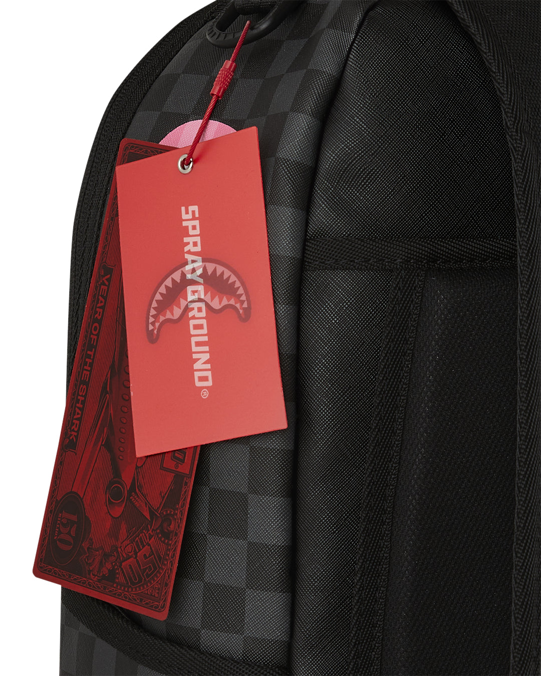 PINK AND BLACK TEAR SIP BACKPACK