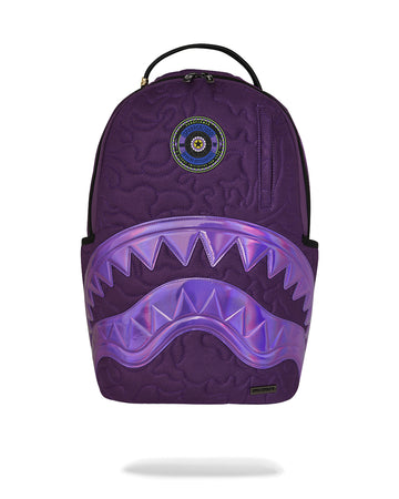 AI QUILTED IRIDESCENT BACKPACK