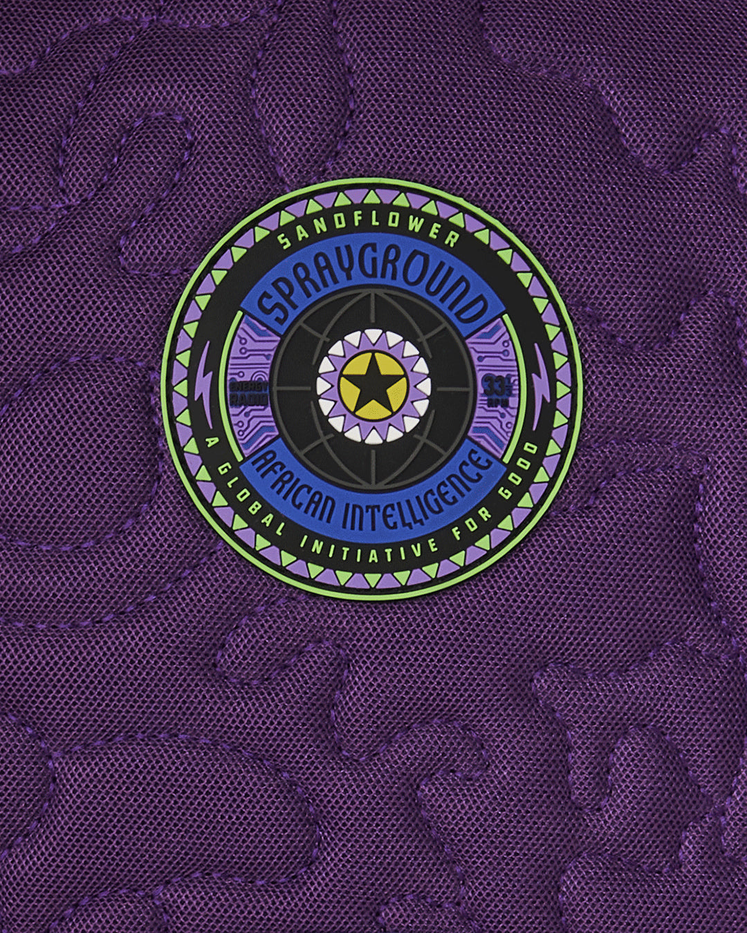 AI QUILTED IRIDESCENT BACKPACK