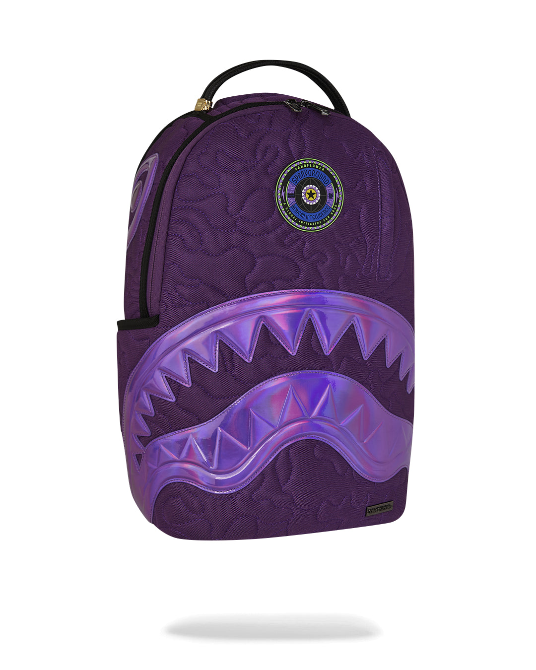 AI QUILTED IRIDESCENT BACKPACK