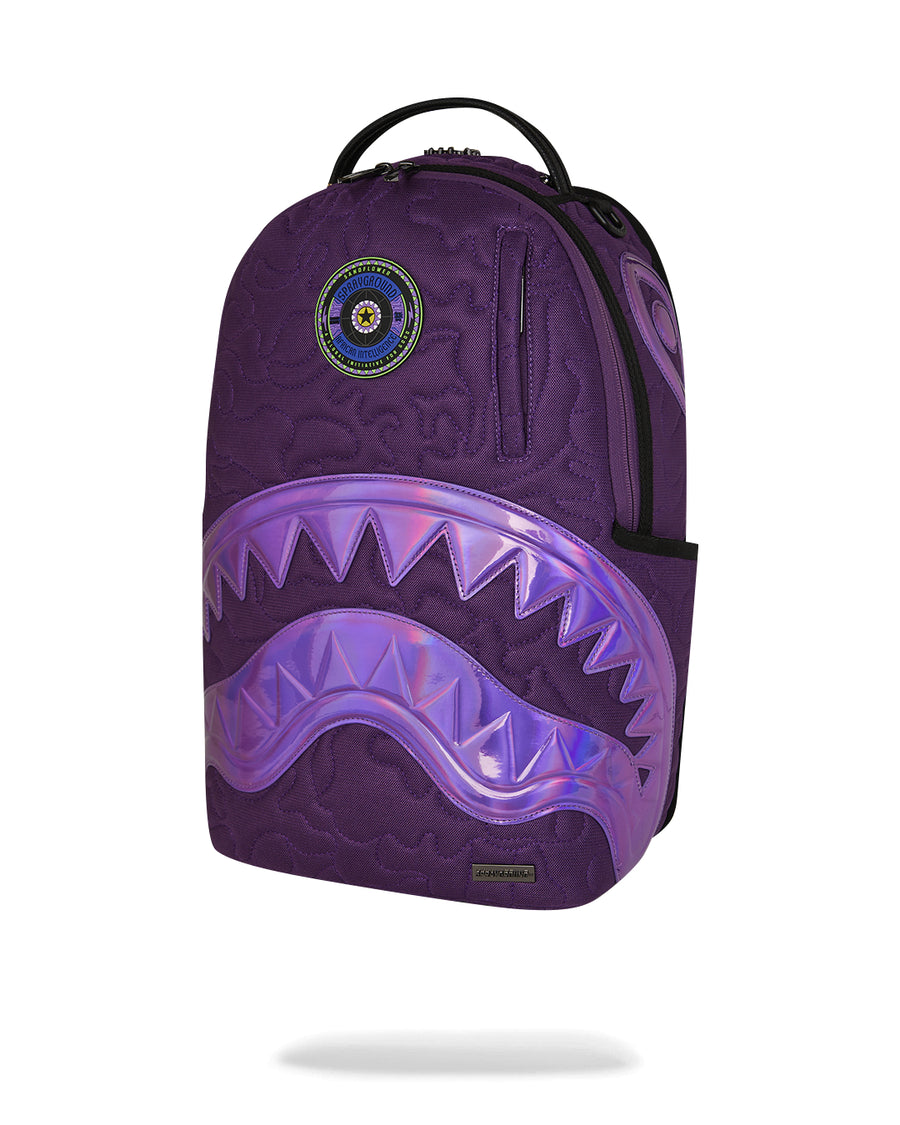 AI QUILTED IRIDESCENT BACKPACK