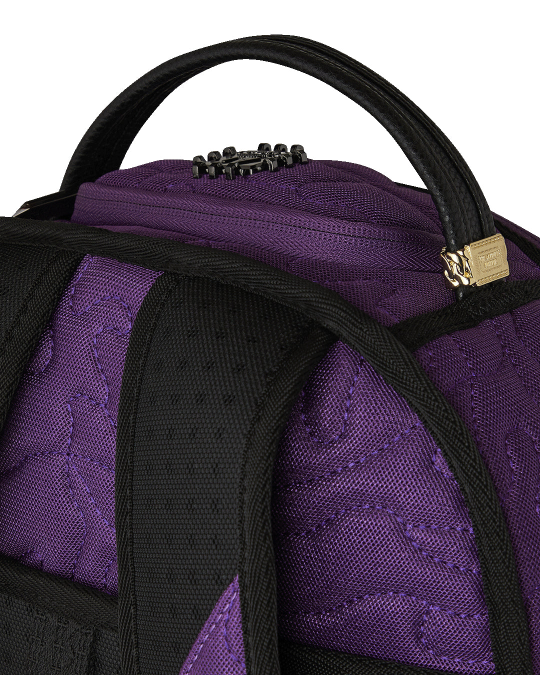 AI QUILTED IRIDESCENT BACKPACK