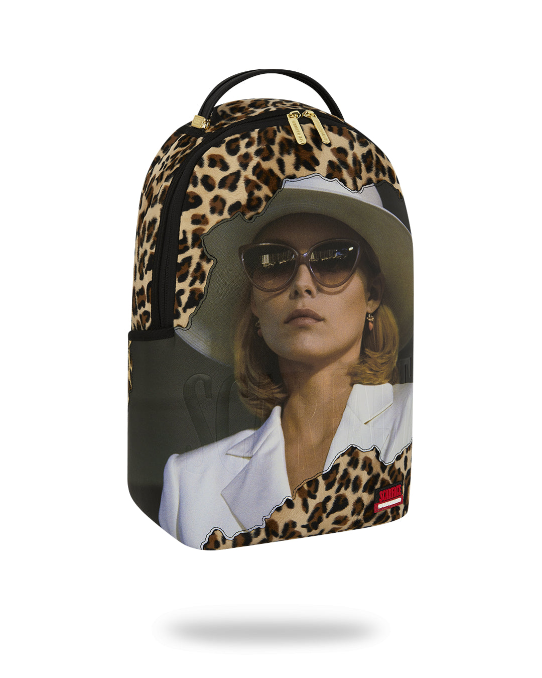 SCARFACE ELVIRA LEOPARD PRINT BACKPACK
