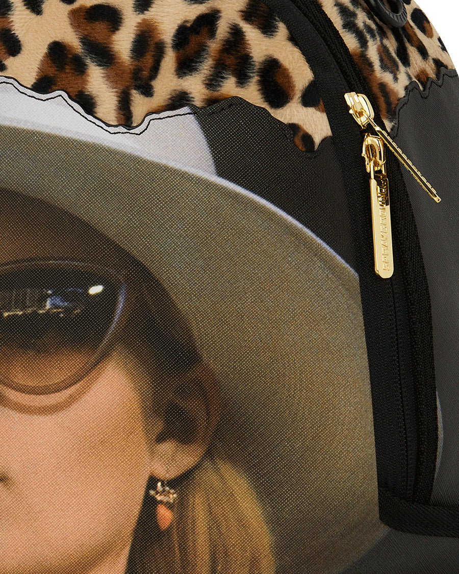 SCARFACE ELVIRA LEOPARD PRINT BACKPACK