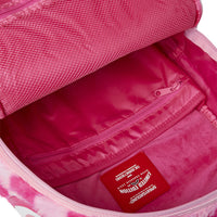 PINK FUR CHECK BACKPACK