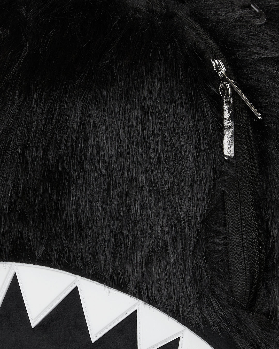 FUR CRAY BLACK BACKPACK