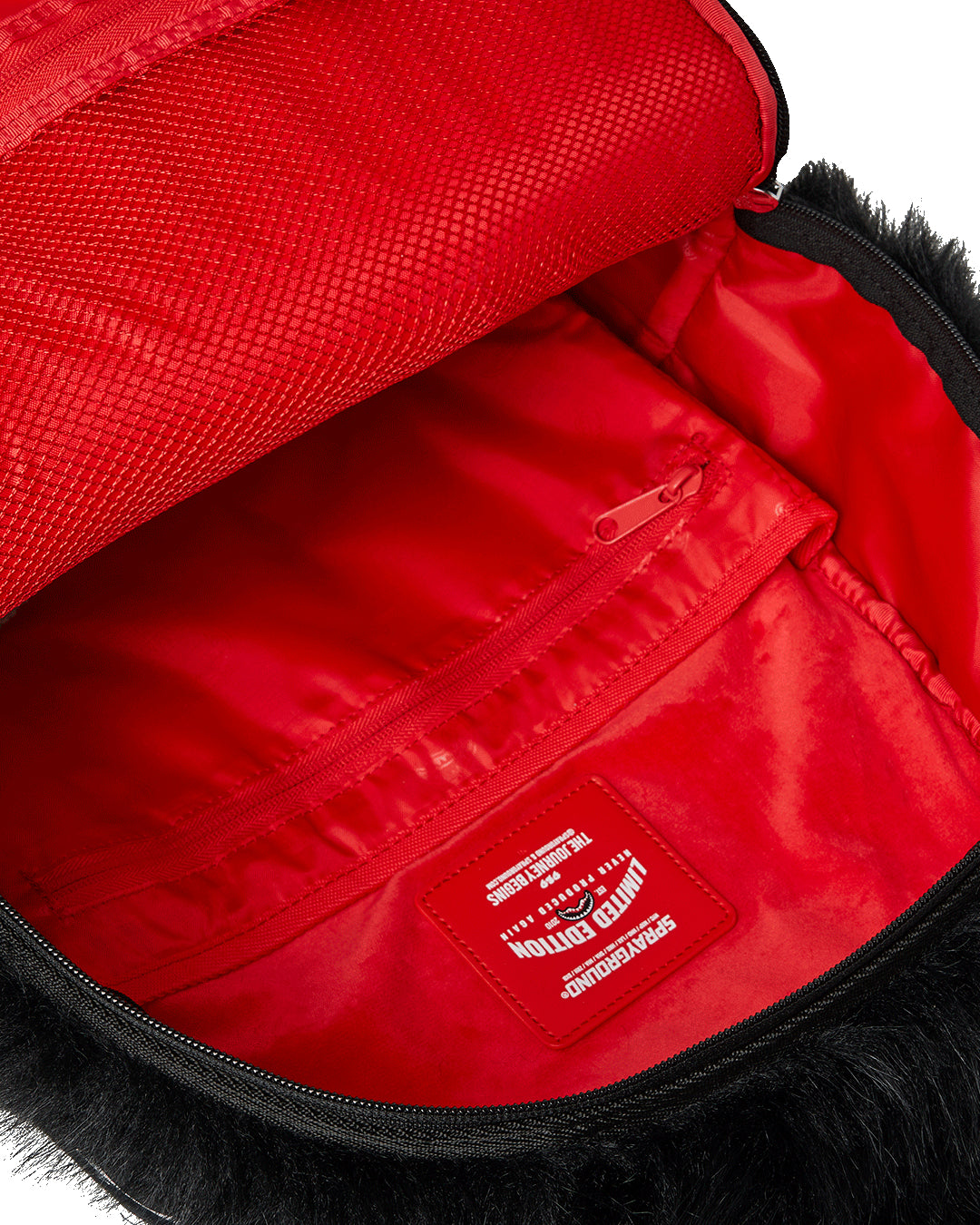 FUR CRAY BLACK BACKPACK