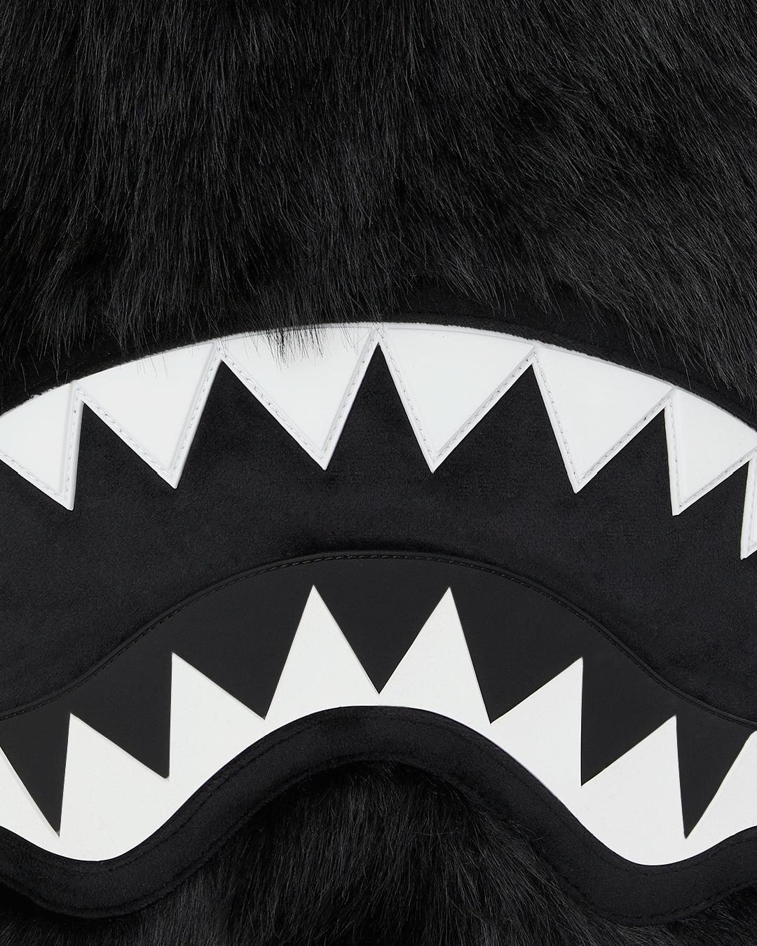 FUR CRAY BLACK BACKPACK