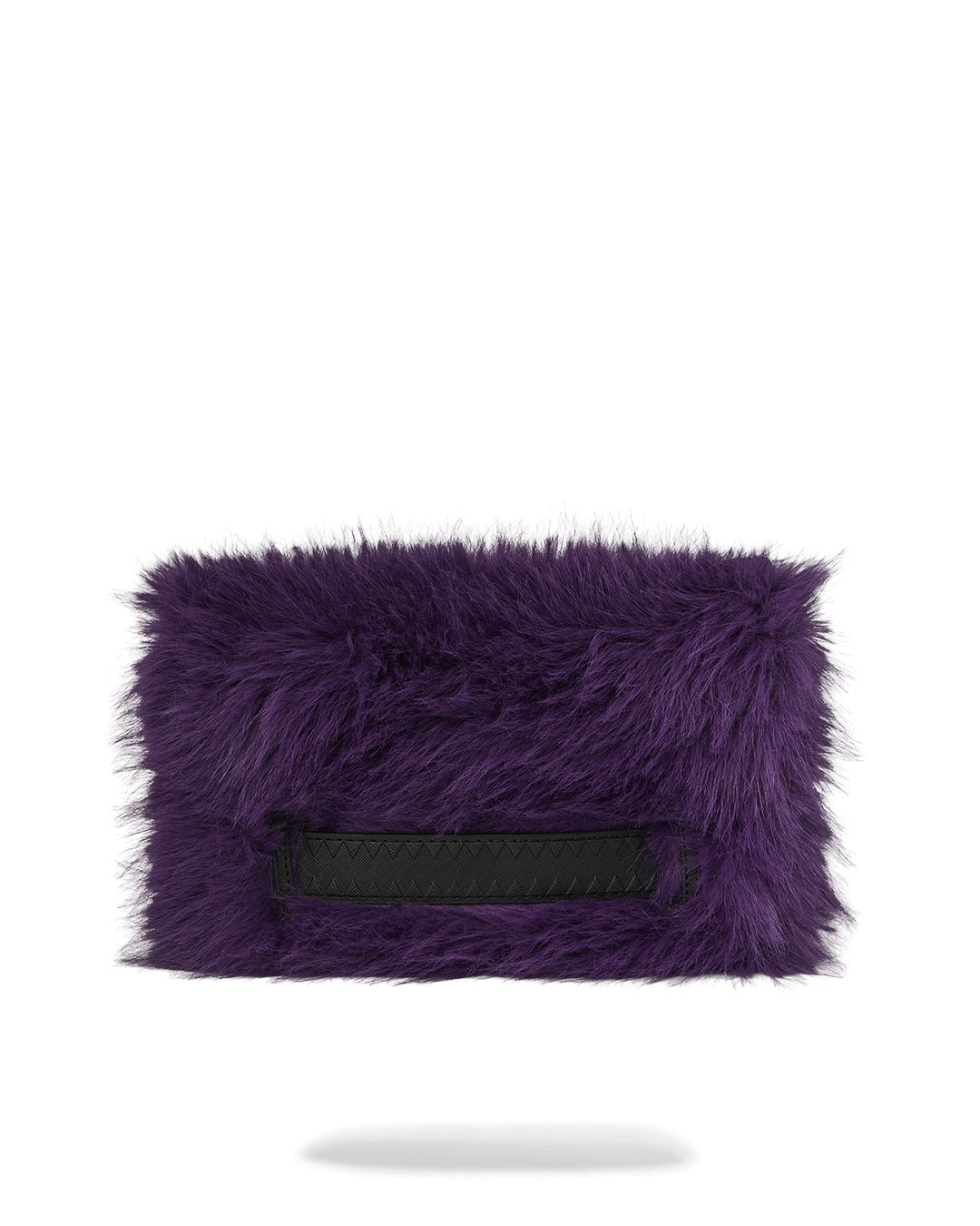 FUR CRAY PURP CROSSOVER CLUTCH