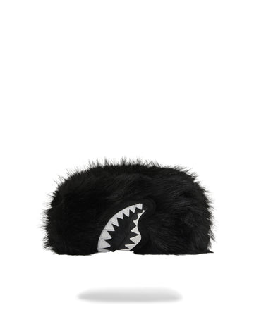 FUR CRAY BLACK POUCH