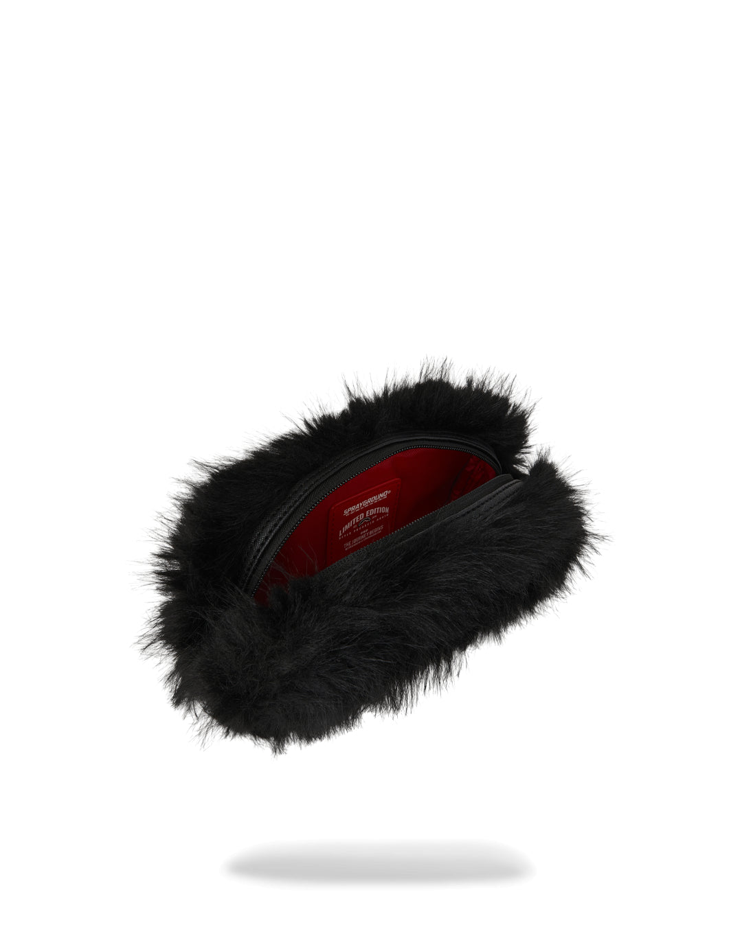 FUR CRAY BLACK POUCH