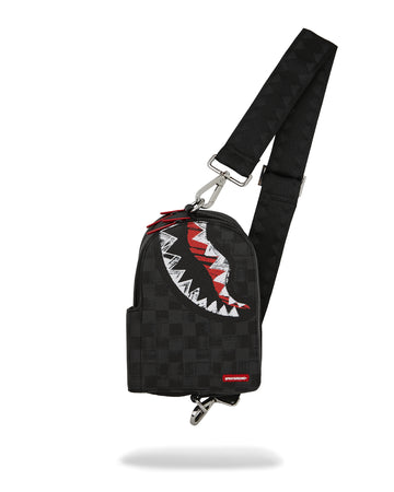 SCRIBBLE SHARK BACKPACK SLING