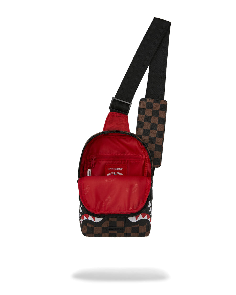 CHECK 2 EMBOSS BACKPACK SLING