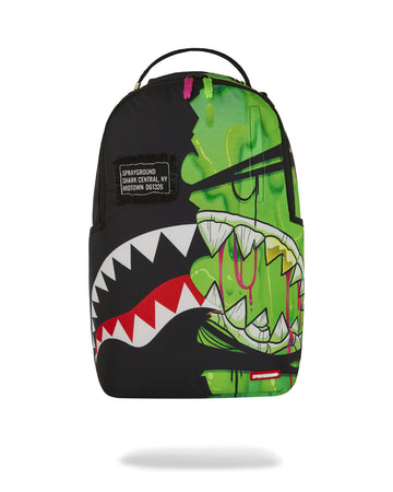 HALLOWEEN SHARK CENTRAL DRIPPY SPLIT BACKPACK