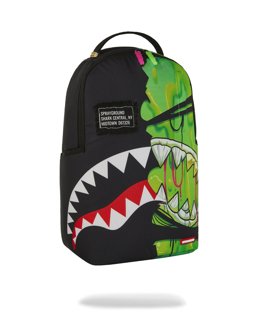 HALLOWEEN SHARK CENTRAL DRIPPY SPLIT BACKPACK
