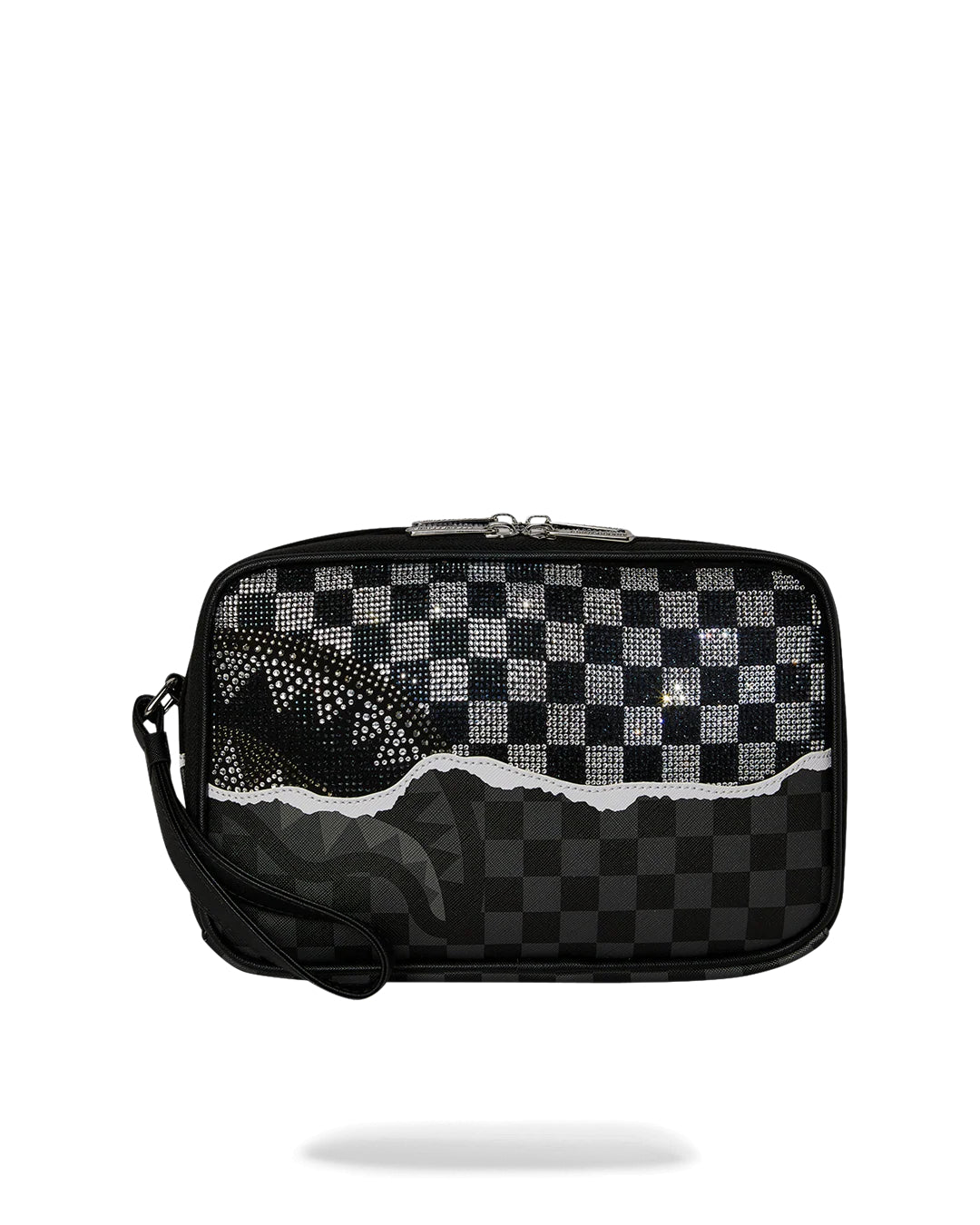 GOLD DIAMOND TEAR TOILETRY BAG