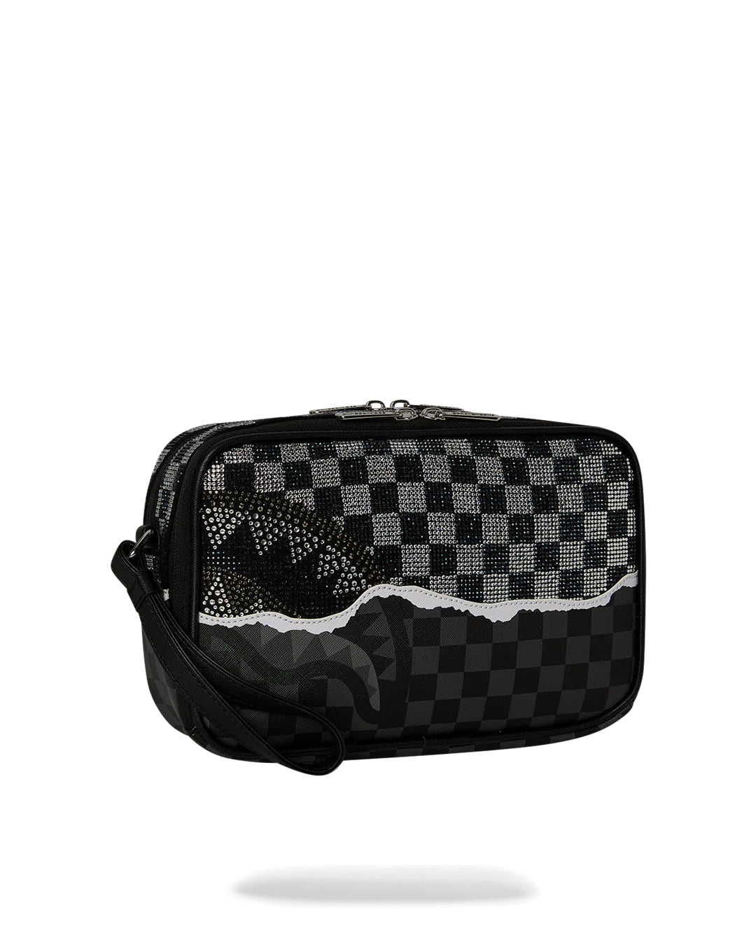 GOLD DIAMOND TEAR TOILETRY BAG