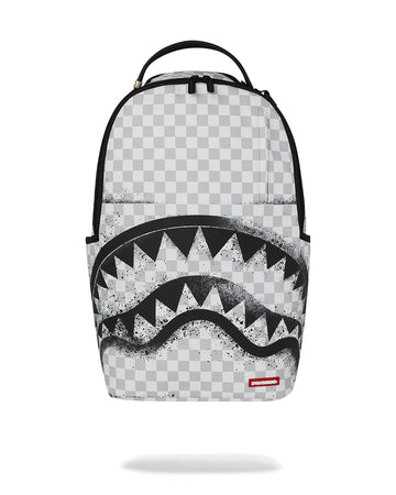 RED STENCIL SHARK BACKPACK