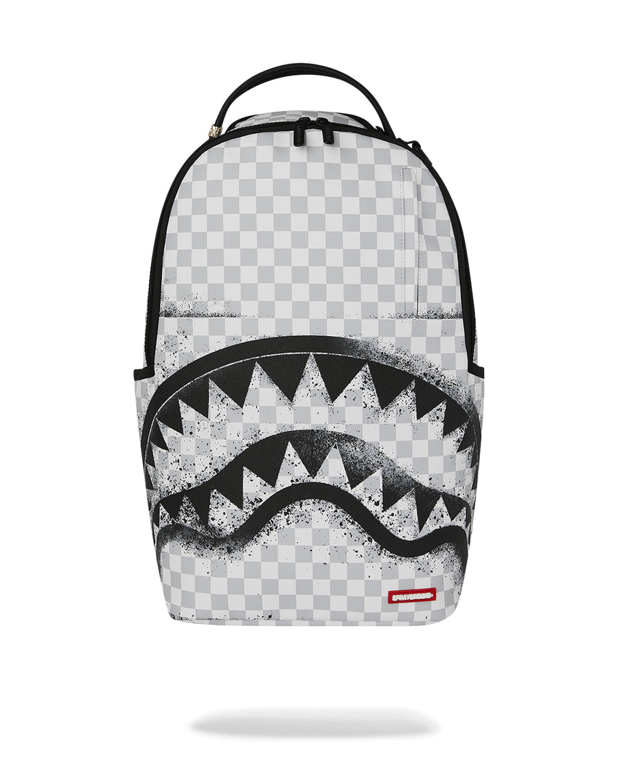 RED STENCIL SHARK BACKPACK