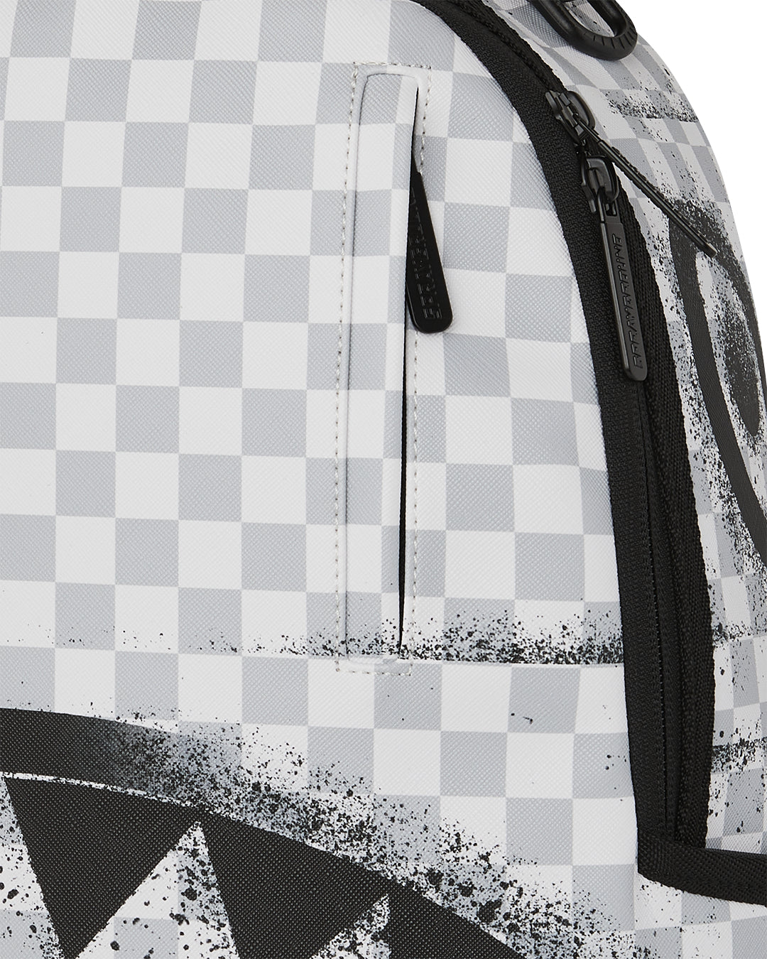 RED STENCIL SHARK BACKPACK