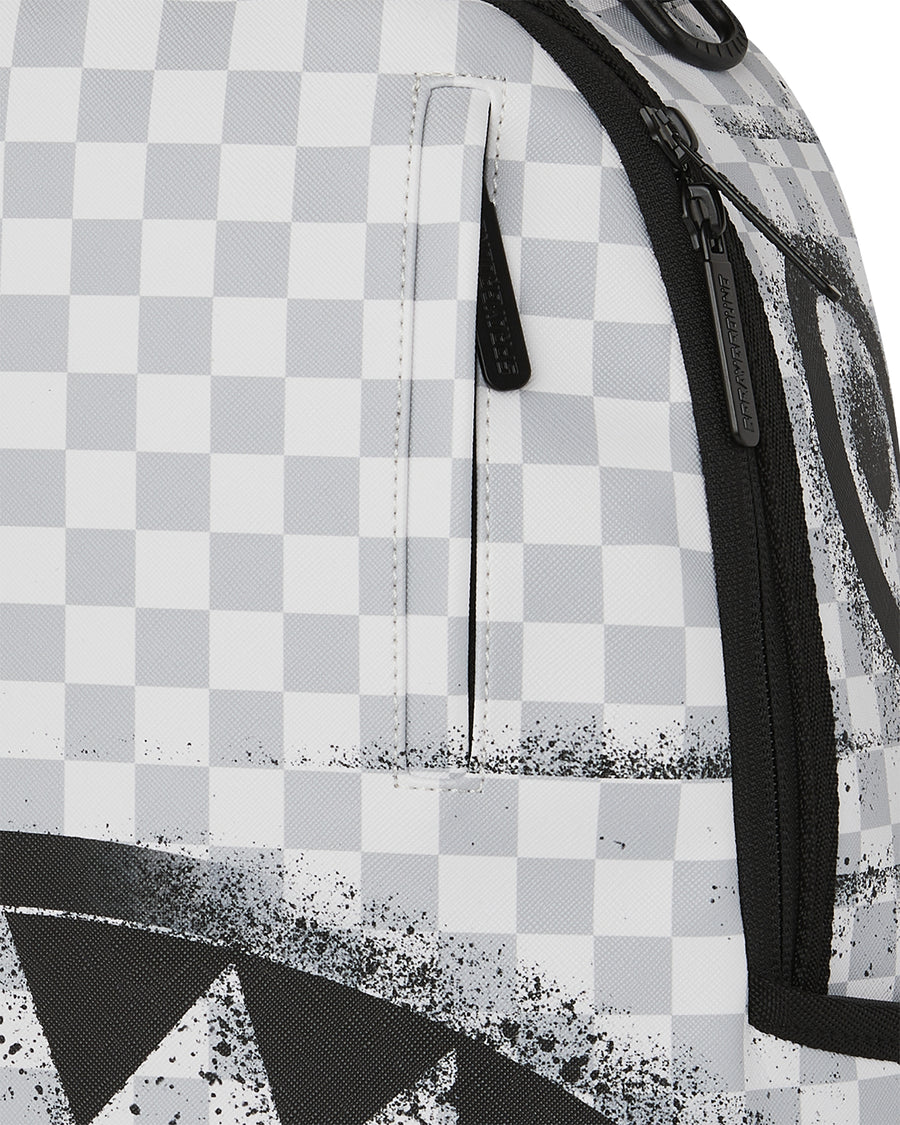 RED STENCIL SHARK BACKPACK