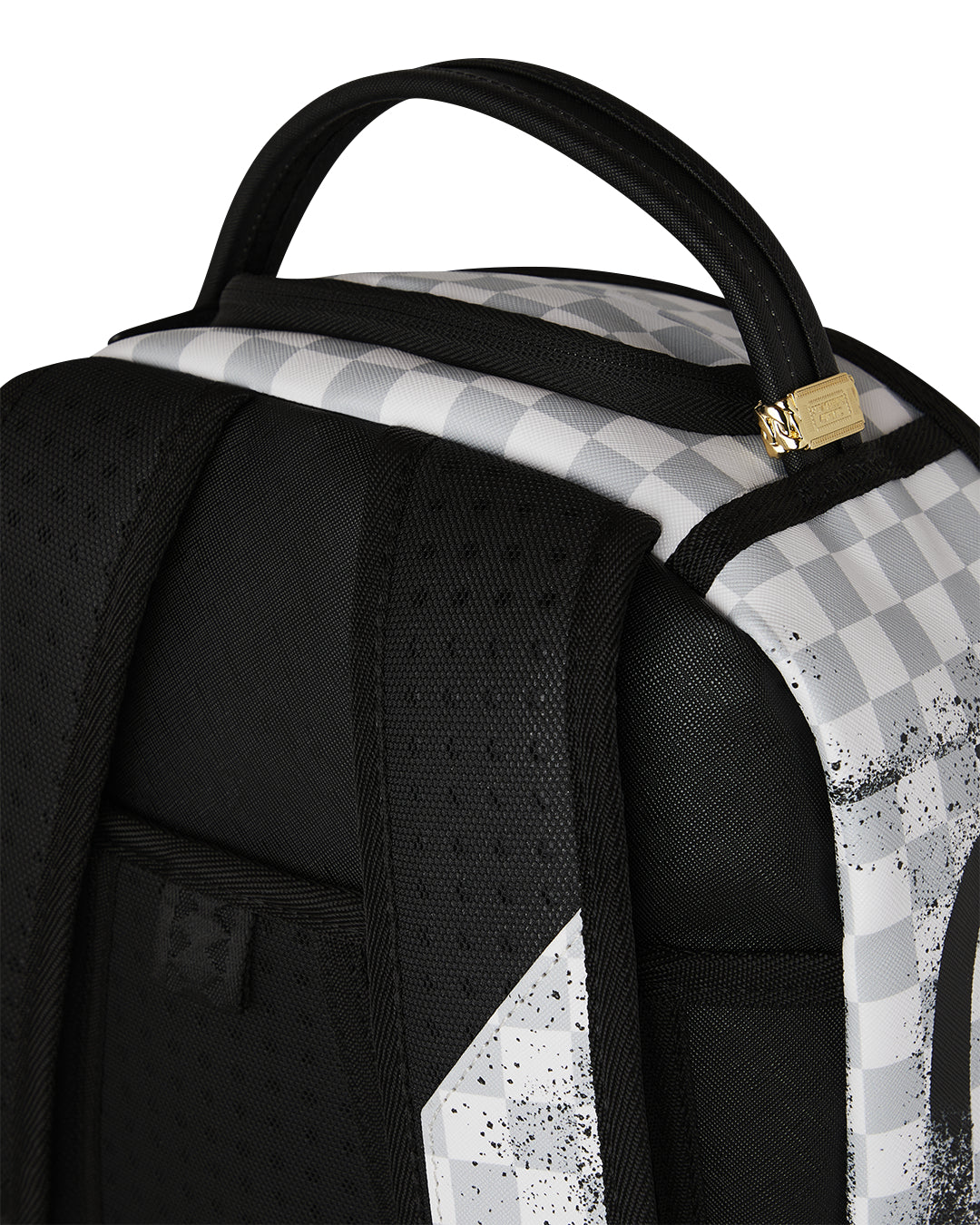 RED STENCIL SHARK BACKPACK