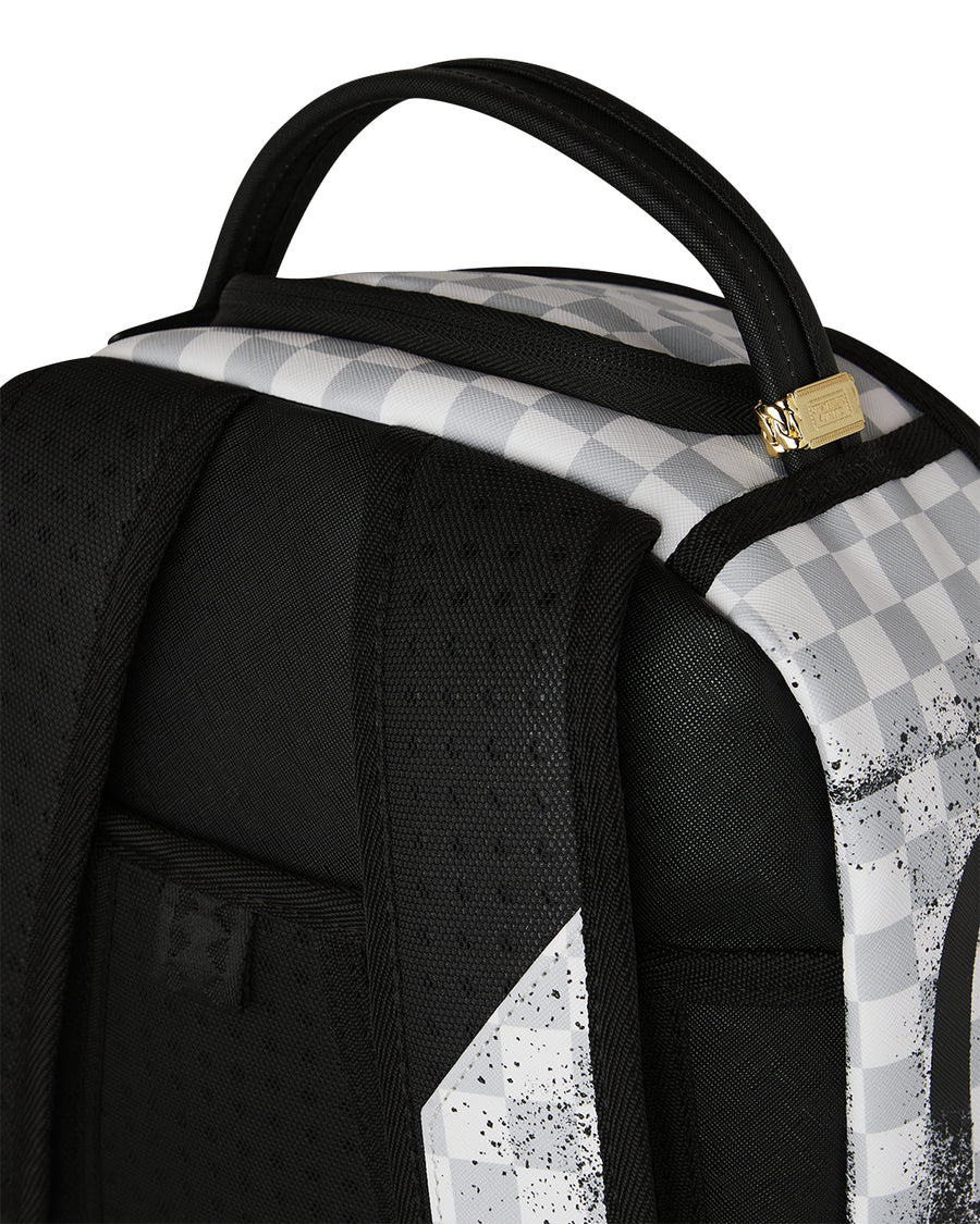 RED STENCIL SHARK BACKPACK