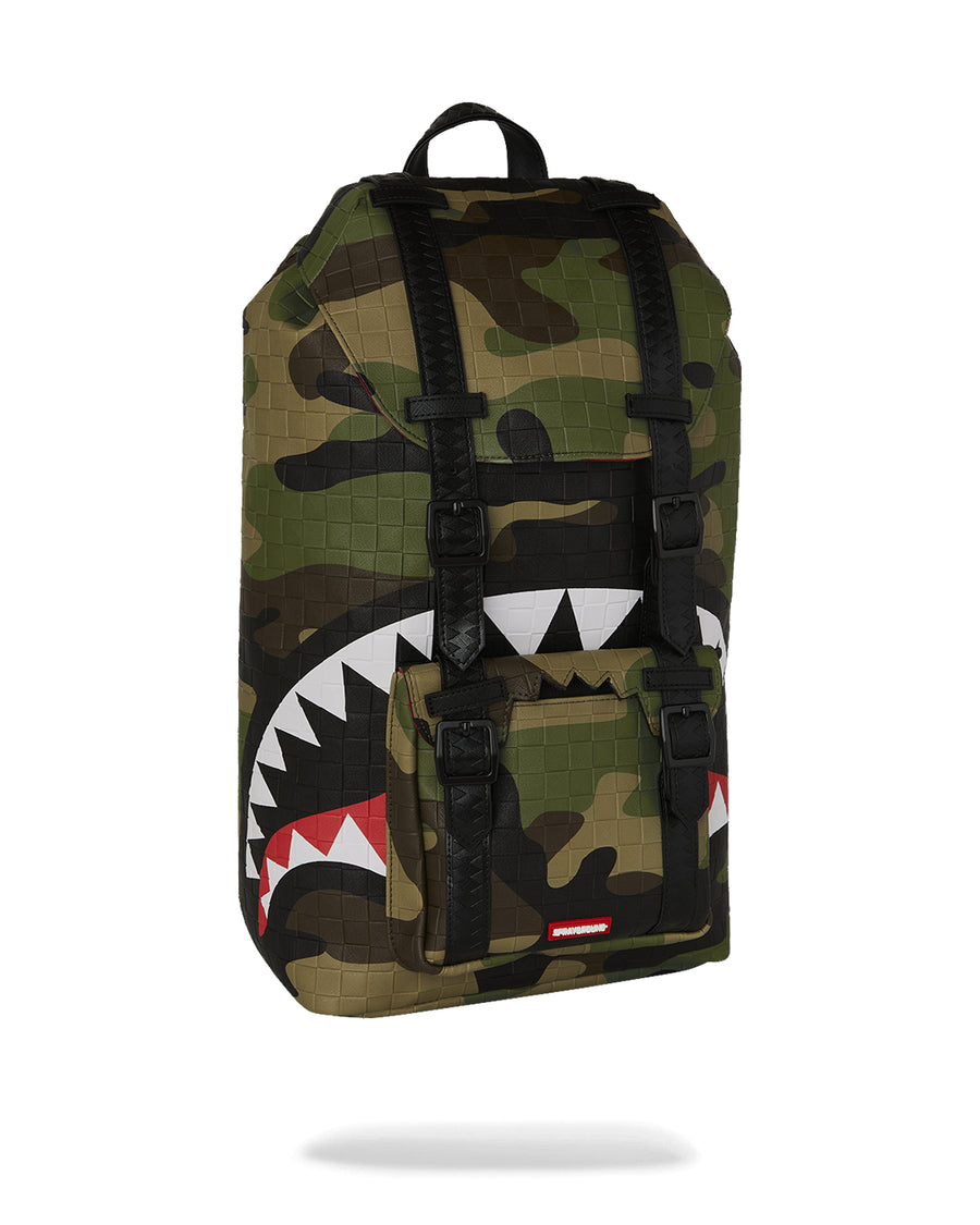 WOODLAND CAMO CHECK HILLS BACKPACK