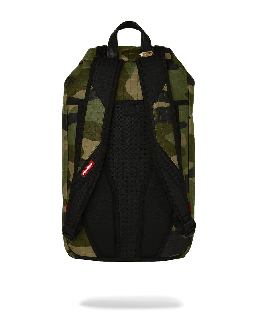 WOODLAND CAMO CHECK HILLS BACKPACK