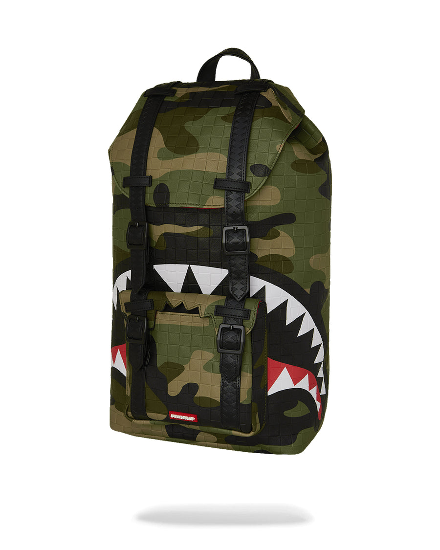 WOODLAND CAMO CHECK HILLS BACKPACK