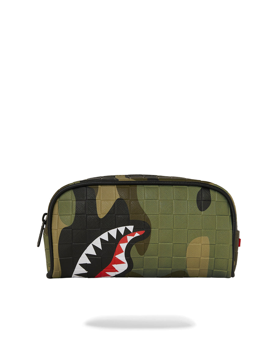 WOODLAND CAMO CHECK POUCH