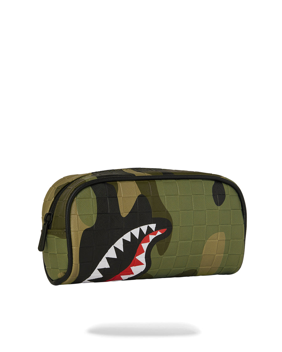 WOODLAND CAMO CHECK POUCH