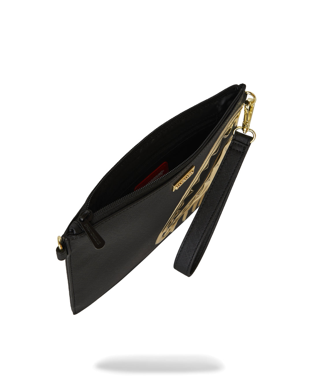 GOLD AND DANGEROUS CROSSOVER CLUTCH