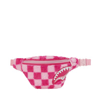 PINK FUR CHECK SAVVY CROSSBODY