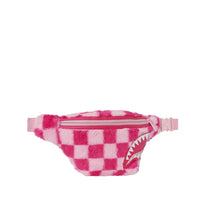 PINK FUR CHECK SAVVY CROSSBODY