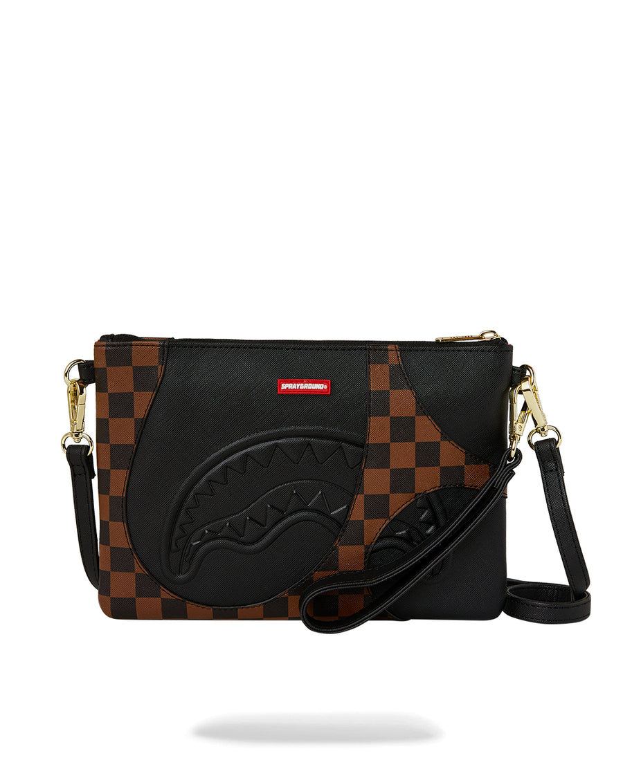 JETSTREAM BROWN CROSSOVER CLUTCH