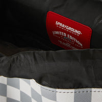 CREAM AND BROWN TEAR CHECK MONTE CARLO BACKPACK