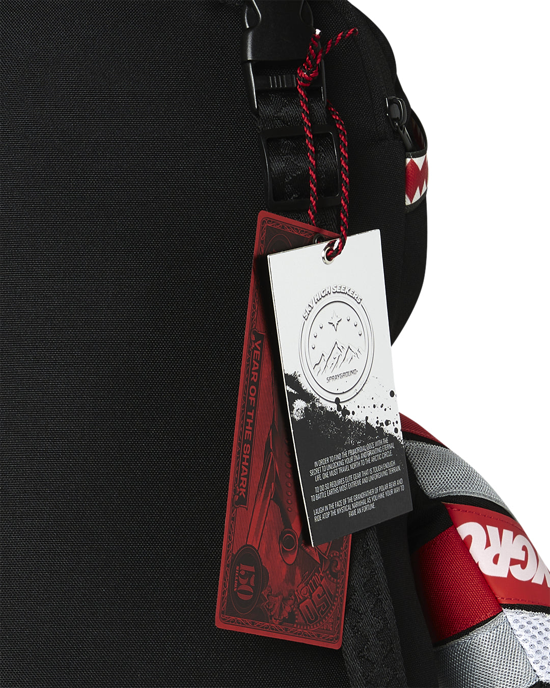 SHREDDED ARCTIC MONEYBEAR BACKPACK