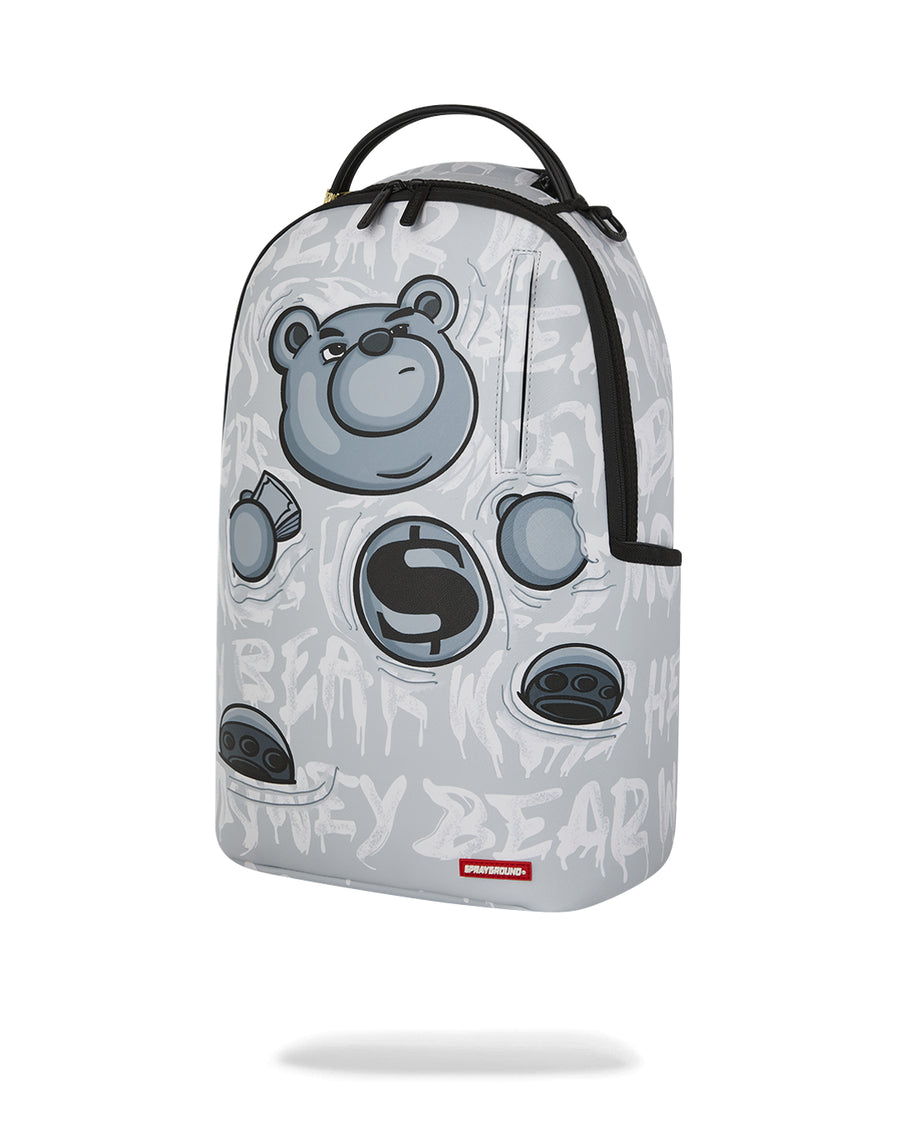 MONEY BEAR GRAFFITI FLOAT BACKPACK