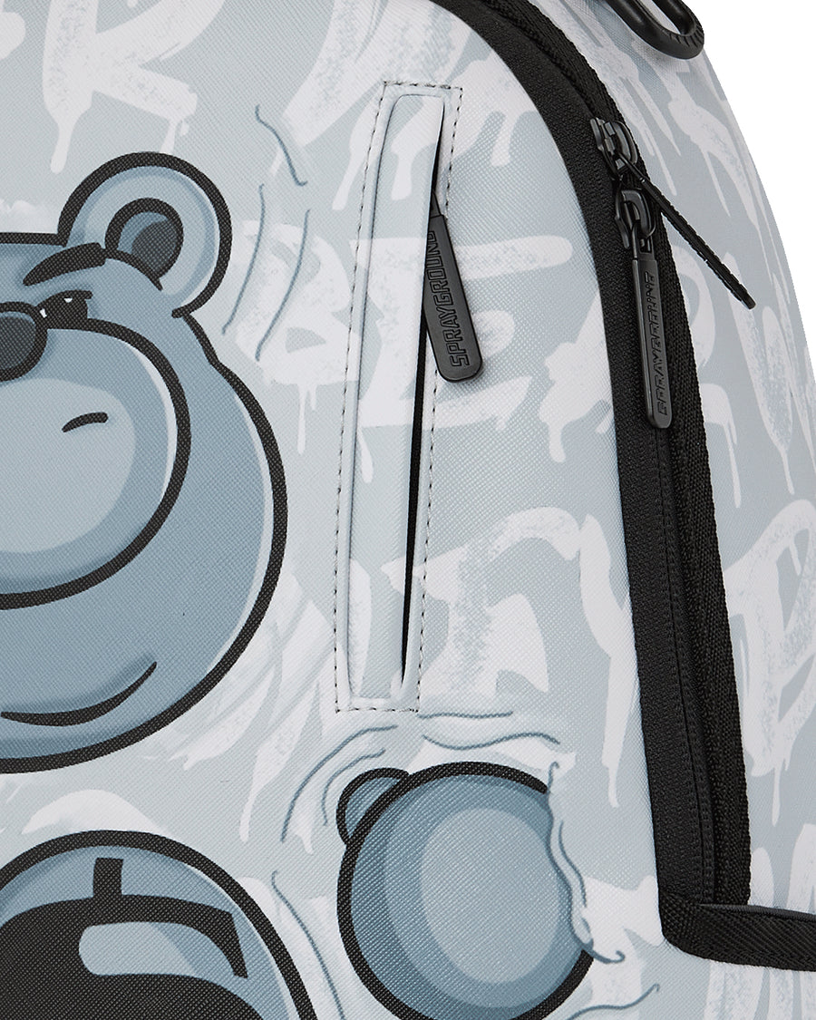 MONEY BEAR GRAFFITI FLOAT BACKPACK