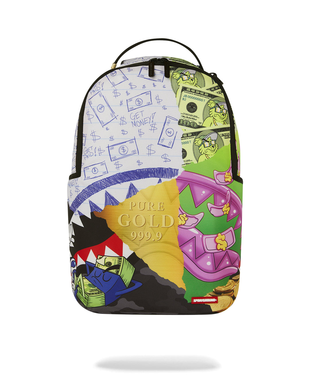 MEAN MONEY COLLAGE BACKPACK