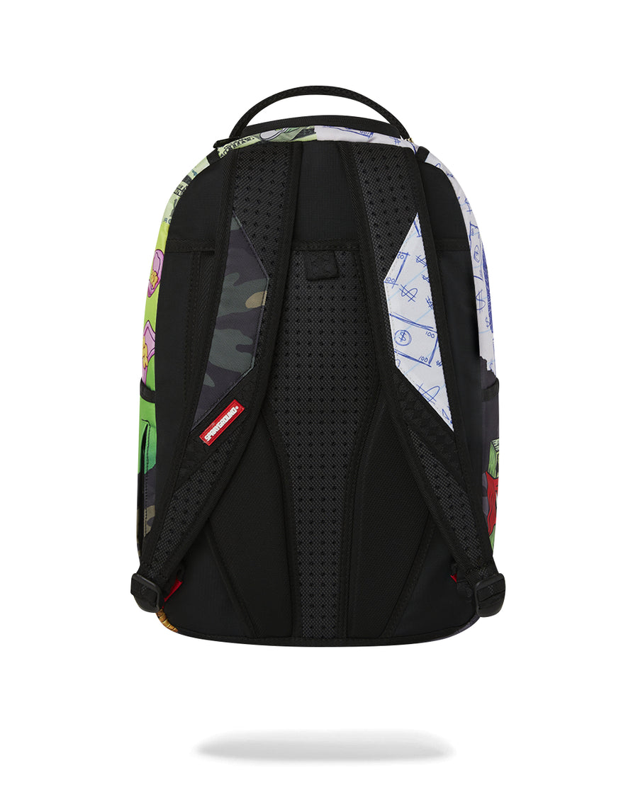 MEAN MONEY COLLAGE BACKPACK