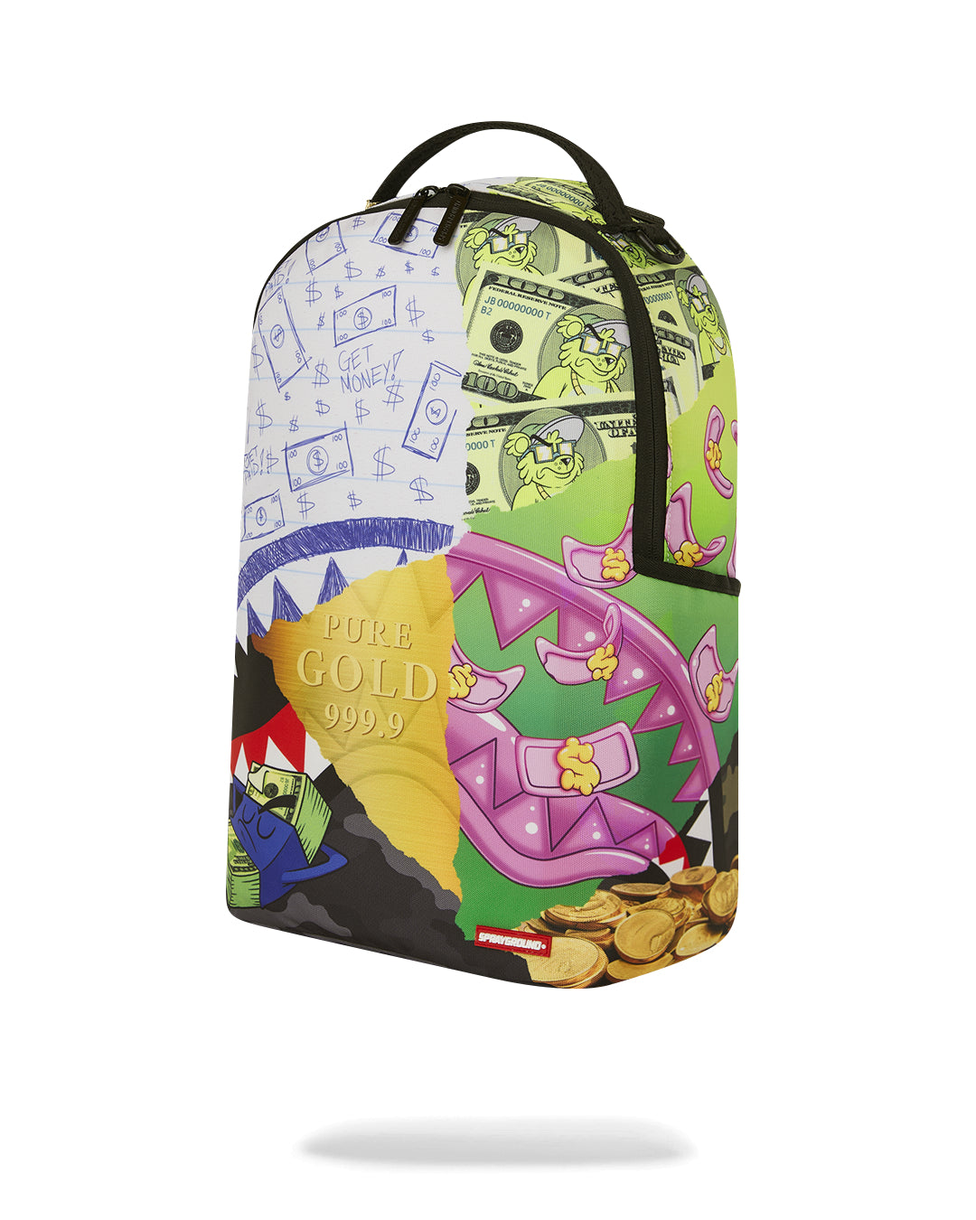 MEAN MONEY COLLAGE BACKPACK