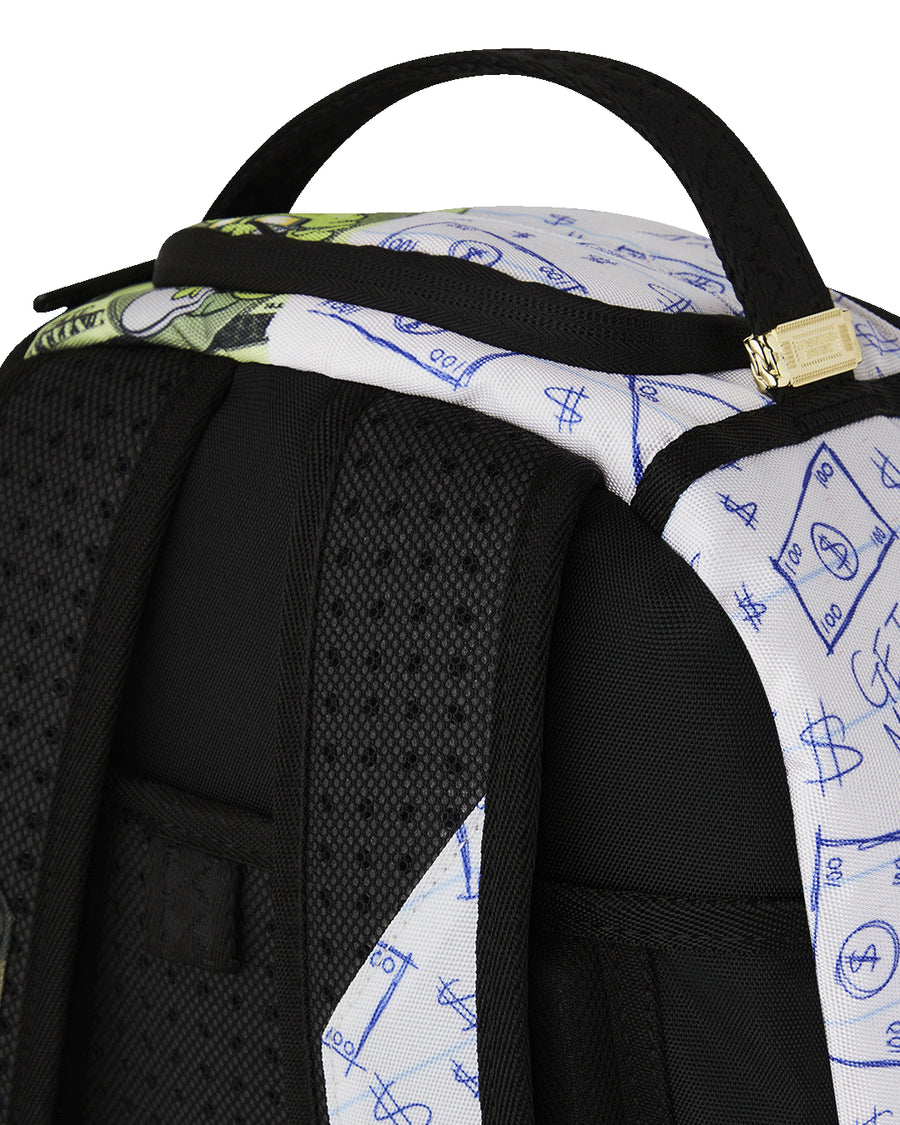 MEAN MONEY COLLAGE BACKPACK