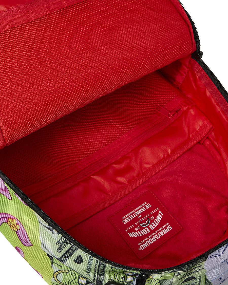 MEAN MONEY COLLAGE BACKPACK