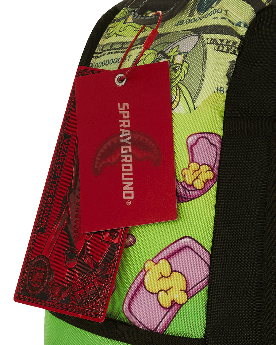 MEAN MONEY COLLAGE BACKPACK