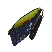 EVISU STYLE CROSSOVER CLUTCH