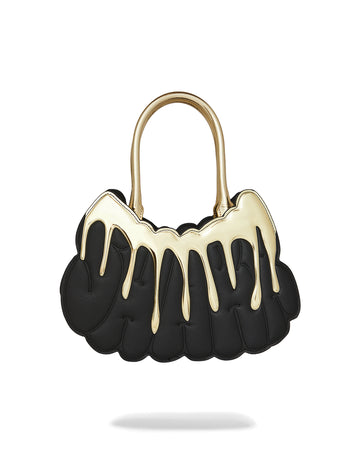 GOLD AND DANGEROUS SHARK HANDBAG