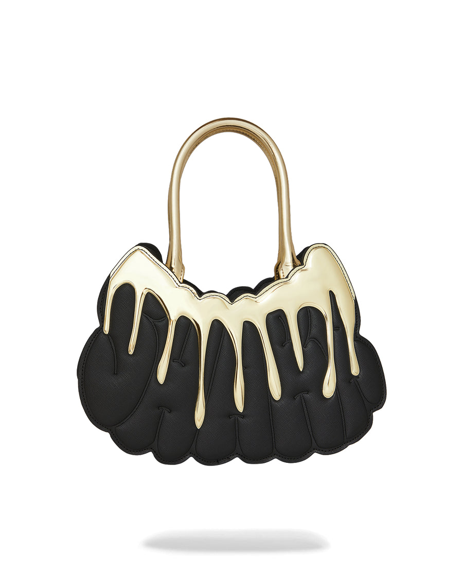 GOLD AND DANGEROUS SHARK HANDBAG